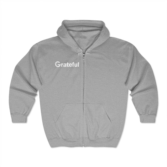 Grateful Unisex Zip-Up Hoodie