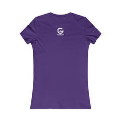Joy for Me Women's Fitted Tee (White Lettering)