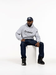 Grateful Unisex Hoodie (Black Lettering)