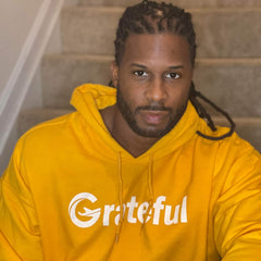 Grateful Unisex Hoodie (White Lettering)