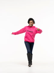 Grateful Unisex Hoodie (Black Lettering)